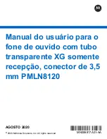 Предварительный просмотр 31 страницы Motorola solutions PMLN8120 User Manual