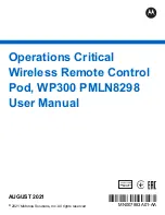 Preview for 1 page of Motorola solutions WP300 PMLN8298 User Manual