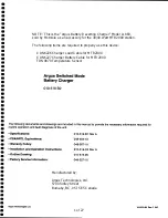 Preview for 1 page of Motorola 010-519-20 Manual Addendum