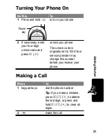 Preview for 23 page of Motorola 120T User Manual