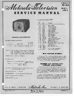 Предварительный просмотр 1 страницы Motorola 14T3 Service Manual