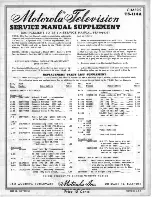 Предварительный просмотр 20 страницы Motorola 14T3 Service Manual