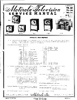 Motorola 16F1BH Service Manual preview