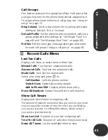 Preview for 45 page of Motorola 2001 Portable Cell Phone Owner'S Manual