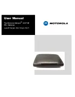 Preview for 1 page of Motorola 2247-62-10NA - Netopia 2247-62 Wireless Router User Manual
