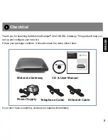 Preview for 3 page of Motorola 2247-62-10NA - Netopia 2247-62 Wireless Router User Manual