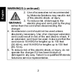 Preview for 4 page of Motorola 25009297001 User Manual