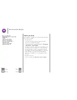 Предварительный просмотр 13 страницы Motorola 3G User Manual