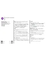 Предварительный просмотр 20 страницы Motorola 3G User Manual