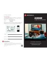 Предварительный просмотр 1 страницы Motorola 4home Quick Install Manual