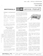 Preview for 1 page of Motorola 4TMVG Service Manual