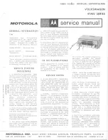 Motorola 4TMVG Service Manual предпросмотр