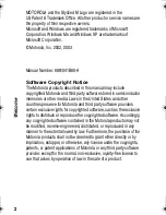 Предварительный просмотр 3 страницы Motorola 56566 - IMfree Wireless Instant Messenger User Manual