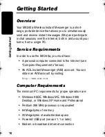 Предварительный просмотр 11 страницы Motorola 56566 - IMfree Wireless Instant Messenger User Manual