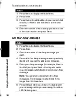 Preview for 39 page of Motorola 56566 - IMfree Wireless Instant Messenger User Manual