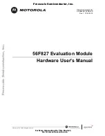 Motorola 56F827 Hardware User Manual preview