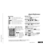 Preview for 2 page of Motorola 6200 Flare Quick Reference