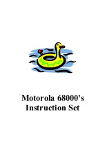 Motorola 68000 Instruction Set preview