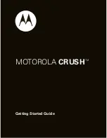 Motorola 68000202316-A Getting Started Manual preview