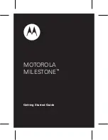 Motorola 68004113016 Getting Started Manual предпросмотр