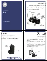 Preview for 1 page of Motorola 6809521A35-B Quick Start Manual