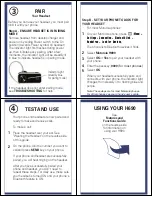 Preview for 3 page of Motorola 6809521A35-B Quick Start Manual