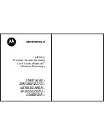 Предварительный просмотр 1 страницы Motorola 6840420Z01-AD Start Here Manual