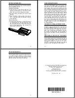 Предварительный просмотр 5 страницы Motorola 6881021B30-C User Manual