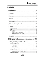 Preview for 2 page of Motorola 98741H - Mobile PhoneTools - PC User Manual