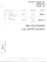 Предварительный просмотр 1 страницы Motorola 9SMV Service Manual
