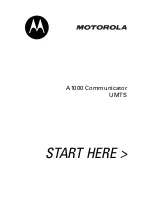 Предварительный просмотр 2 страницы Motorola A1000 Start Here Manual