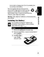 Предварительный просмотр 24 страницы Motorola A1000 Start Here Manual