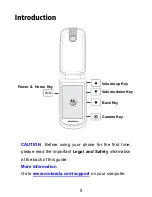 Preview for 5 page of Motorola A1260 User Manual