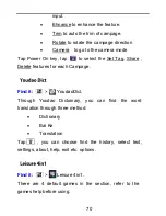 Preview for 70 page of Motorola A1260 User Manual