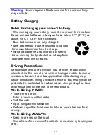 Preview for 77 page of Motorola A1260 User Manual