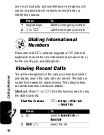 Preview for 62 page of Motorola A630 Owner'S Manual