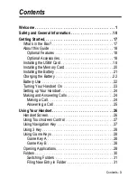Предварительный просмотр 3 страницы Motorola A920 Reference Manual