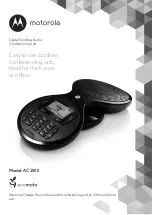 Motorola AC1000 User Manual предпросмотр