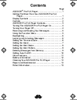 Preview for 2 page of Motorola Advisor Pro FLX User Manual