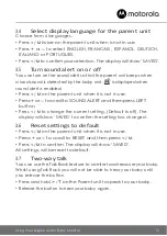 Preview for 13 page of Motorola AM24 User Manual