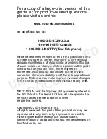 Preview for 2 page of Motorola ANALOG CORDLESS PHONE SYSTEM-MA3163 User Manual