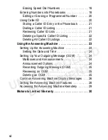 Preview for 8 page of Motorola ANALOG CORDLESS PHONE SYSTEM-MA3163 User Manual