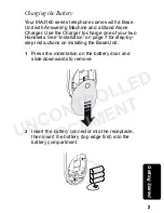 Preview for 17 page of Motorola ANALOG CORDLESS PHONE SYSTEM-MA3163 User Manual