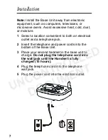 Preview for 22 page of Motorola ANALOG CORDLESS PHONE SYSTEM-MA3163 User Manual