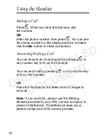 Preview for 26 page of Motorola ANALOG CORDLESS PHONE SYSTEM-MA3163 User Manual