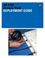 Предварительный просмотр 1 страницы Motorola AP-5181 - Wireless Access Point Deployment Manual