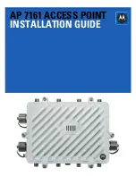 Motorola AP 7161 Installation Manual предпросмотр