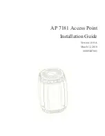 Предварительный просмотр 1 страницы Motorola AP 7181 Installation Manual