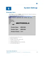 Preview for 67 page of Motorola APEX1000 Installation And Operation Manual