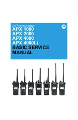 Motorola APX 4000 Basic Service Manual preview